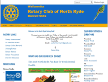 Tablet Screenshot of northryderotary.com